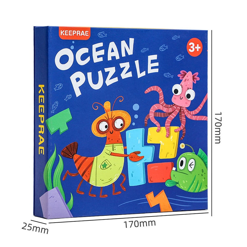 Montessori Magnetic Puzzle for Children