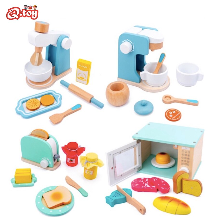 Fantásticos brinquedos de madeira para cozinha (a partir de 3 anos)