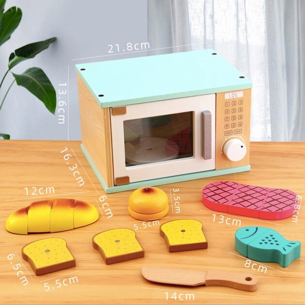 Fantásticos brinquedos de madeira para cozinha (a partir de 3 anos)