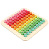 Montessori Matemáticas 9x9 Juguete de mesa de madera de multiplicación