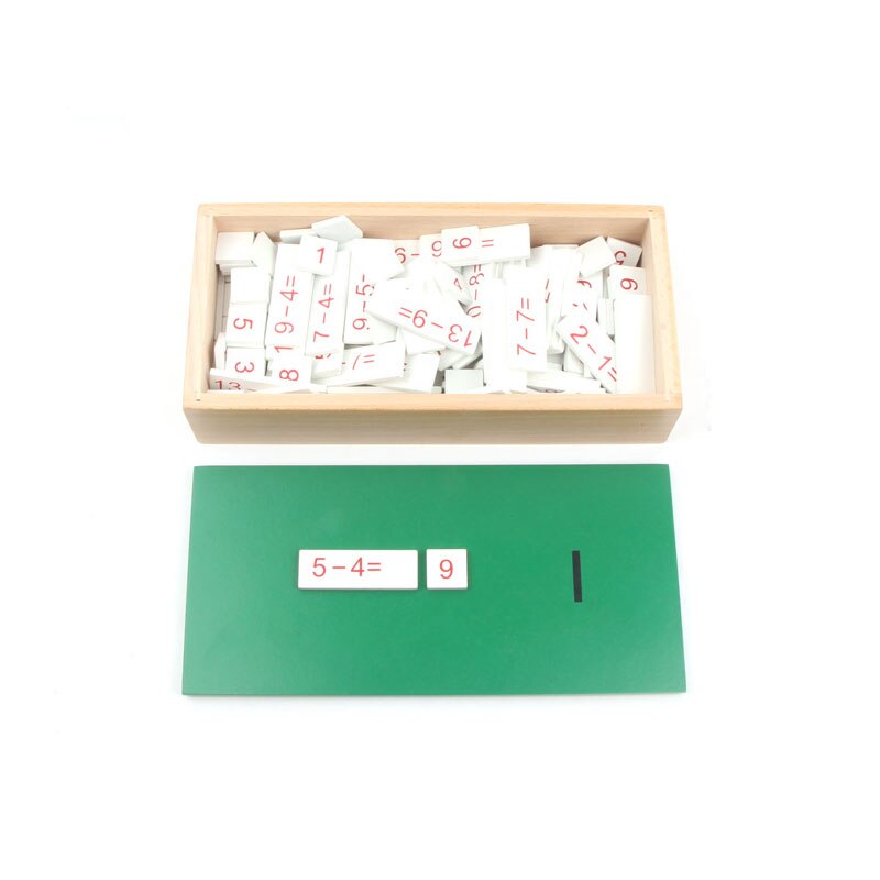 Caja de Matemáticas de Madera Montessori (Preescolar)