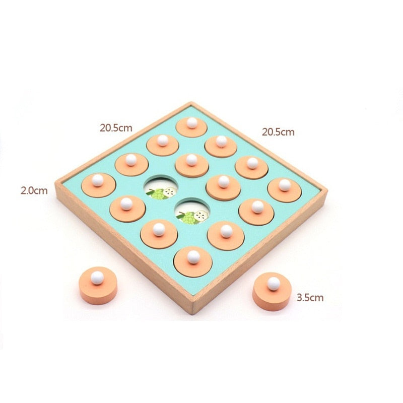 Juego de madera Montessori Memory Match