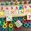 Tablero educativo Montessori para aprender números
