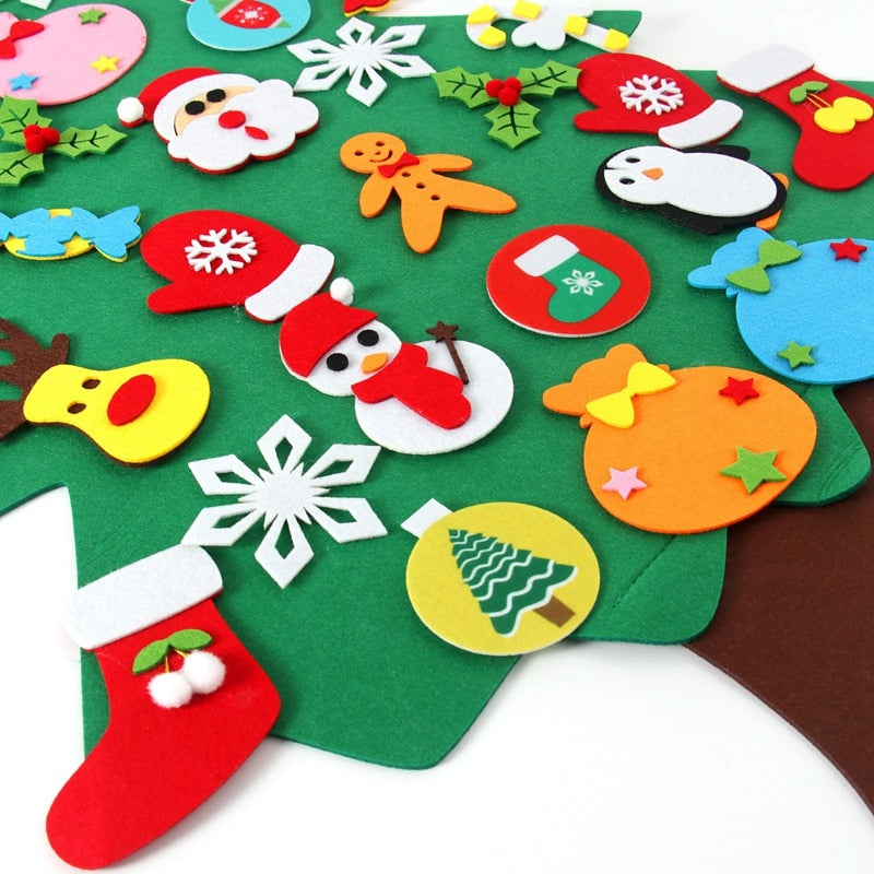 Árbol de Navidad de fieltro