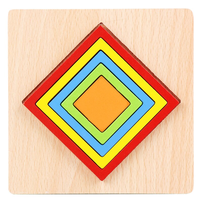 Rompecabezas de clasificación de formas Montessori para niños pequeños
