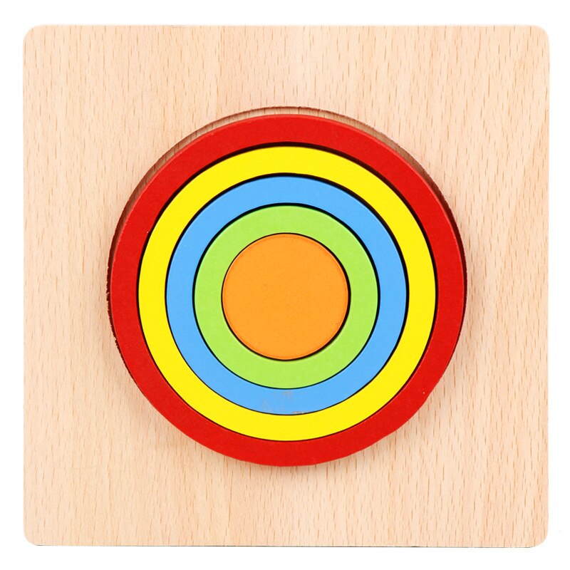 Rompecabezas de clasificación de formas Montessori para niños pequeños