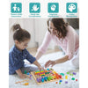 Tablero de madera educativo Montessori (matemáticas, juego de mesa de pesca, coordinación de manos/cerebro) de 3 a 5 años o más