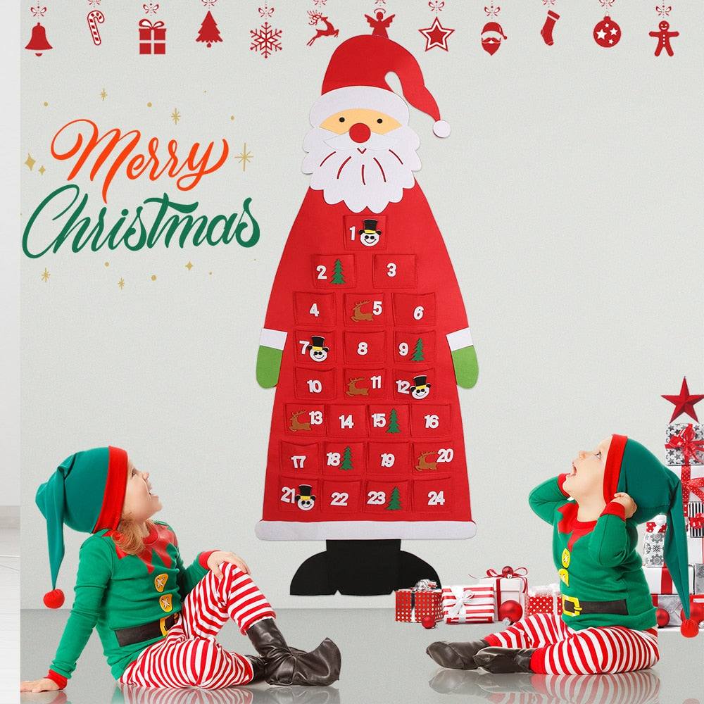 Felt Christmas Tree with 32 pieces