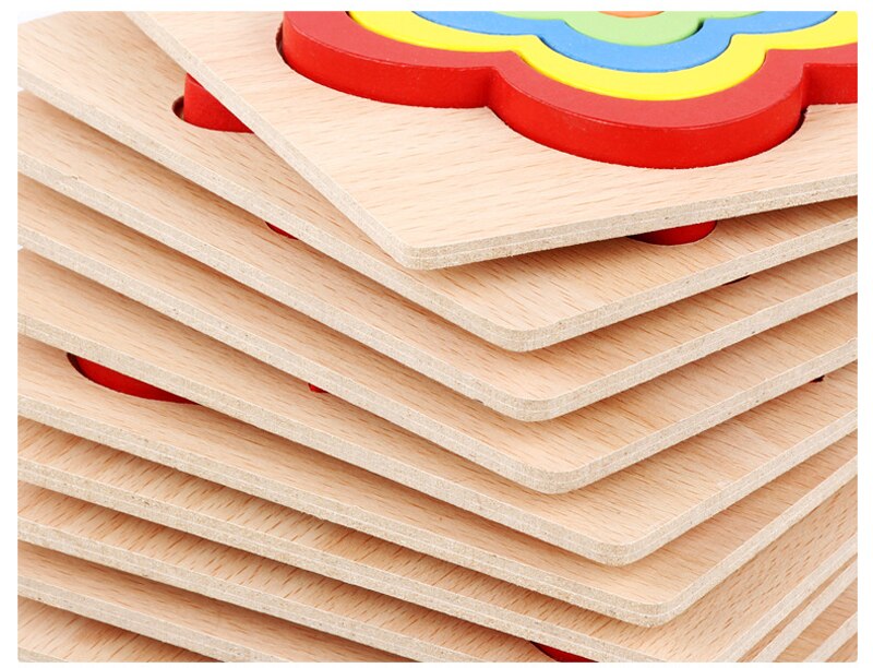 Rompecabezas de clasificación de formas Montessori para niños pequeños