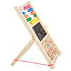 Soporte de aprendizaje de ábaco de madera multifunción Montessori