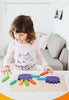 Rompecabezas Montessori 3D de palmas y plantas de madera