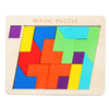 Rompecabezas hexagonal de madera para niños Tangram