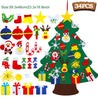 Árbol de Navidad de fieltro