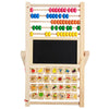 Soporte de aprendizaje de ábaco de madera multifunción Montessori