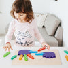 Rompecabezas Montessori 3D de palmas y plantas de madera
