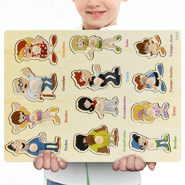 Montessori Wooden Puzzles