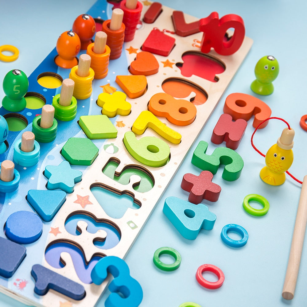 Montessori Educational Wooden Toys for Kids