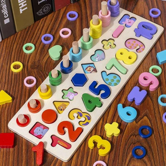 Montessori Educational Wooden Toys for Kids