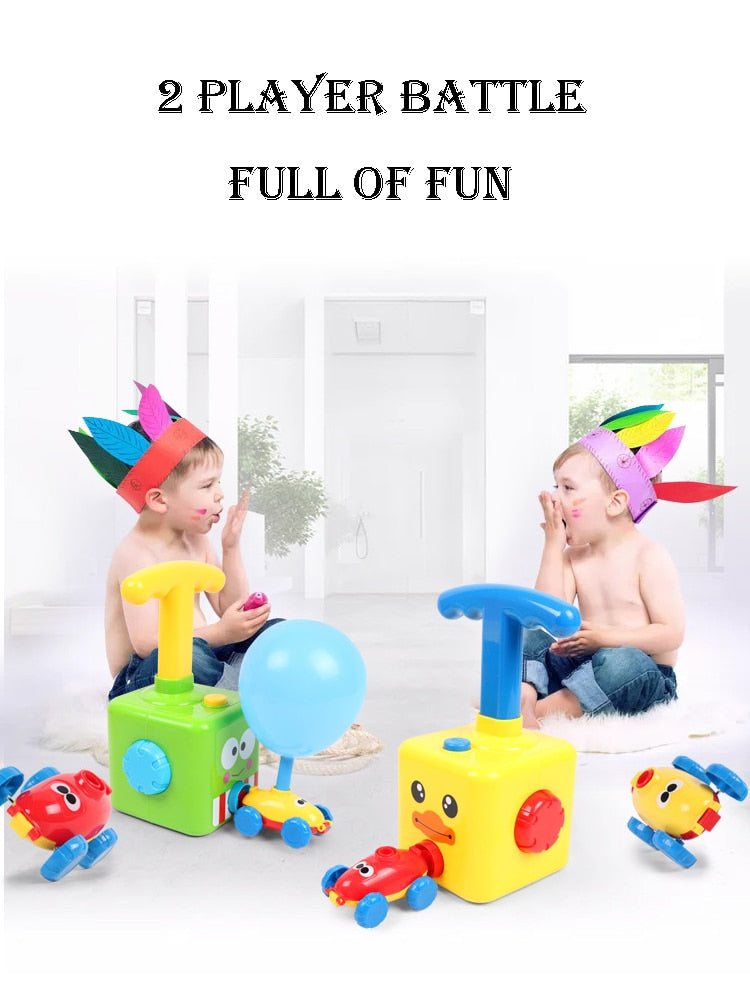 New Power Balloon Car Toy Montessori Education Experiment